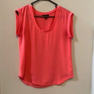 J. Crew coral sleeveless blouse